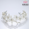 Pearl Flower Tiara Crown Headband Princess Wedding Crystal Bride Crown