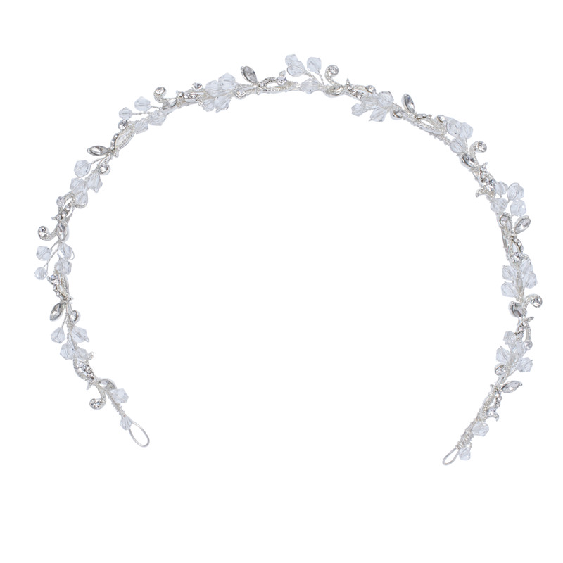 Fancy Crystal Bridal Head Accessories Decorative Wedding Jewelry Hair Clip for Bride 