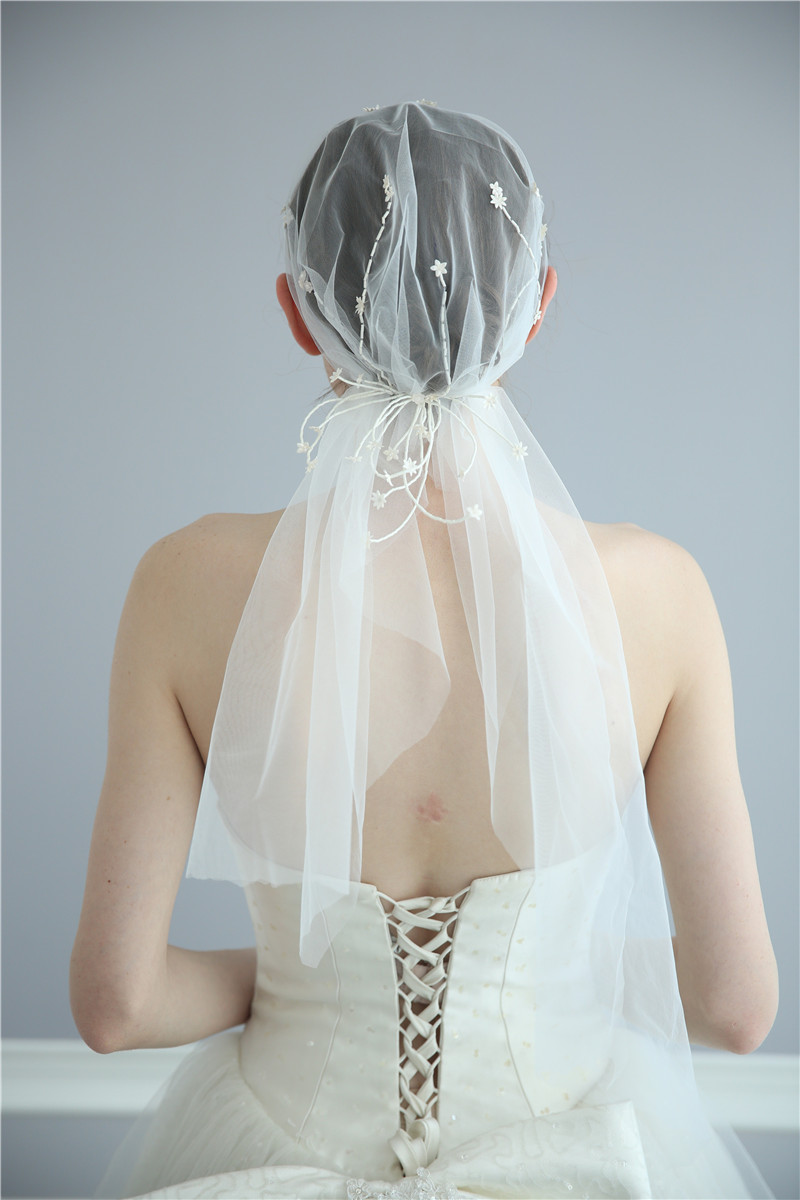 Wedding Bride Hair Accessories Simple Flower Beautiful Elegant Charming Women Veils