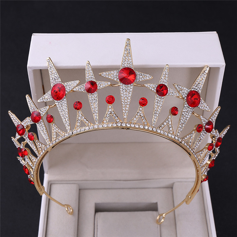 Custom Bride Rhinestone Tiara Bridal Hair Accessory Crown For Wedding
