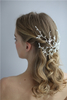 Handmade Floral Delicate Leaf Vine Headdress Wedding Women Fancy Headpiece 