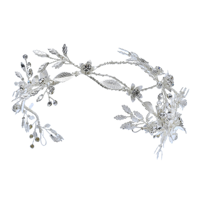 Classical Western Style Wedding Accessories Large Flower Hair Clips For Bride