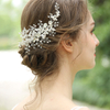 Handmade Wedding Headdress Jewelry Bridal Hairband Crystal Rhinestone Hair Clip For Women 