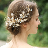 Wholesale Latest High Quality Handmade Crystal Floral Headband Bridal Headpiece For Women 