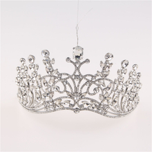 Silver Rhinestone Hair Accessories Hair Jewelry Wedding Bridal Crown