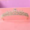 High Quality Fashion European Styles Tiara Rhinestone Silver Crystal Crown