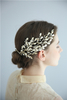 Luxury Handmade Gold Leaves Crystal Bridal Accessories Headpiece