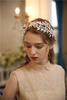 Decoration Creative Bridal Beauty Golden Rhinestone Tiaras Bridal Crown 
