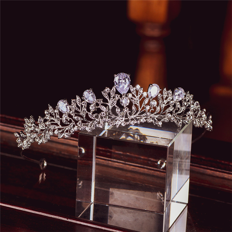 Hollow Out Wedding Hair Accessories Tiaras Flower Crown Bridal Crown