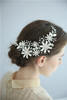 Fancy Bride Wedding Barrette Women Handmade Flower Hair Clips
