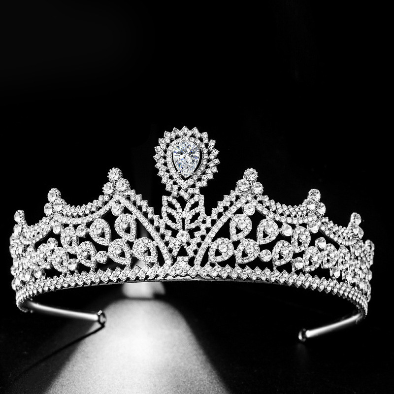 Hair Accessories Bridal Head Tiaras Hair Jewelry Women Wedding Crowns