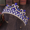 Hair Jewelry Different Color Rhinestone Headdress Queen Prom Princess Crowns Tiaras