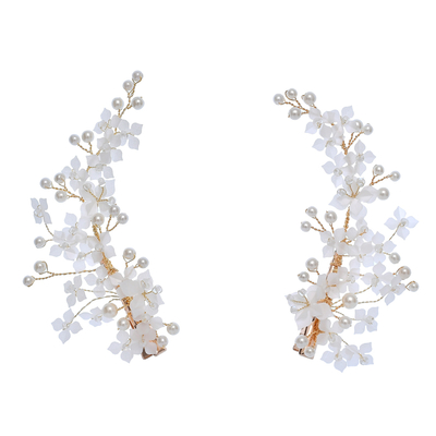 Bridal Hair Jewelry Rhinestone Fancy Wedding Headdress Women Brides Hair Clips