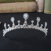 Eco-friendly Zinc Alloy Imported Rhinestone Accessories Wedding Party Crown