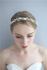 Silver Leaves Bridal Flower Hair Vine Handmade Wedding Crown Headpiece