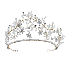 Hollow Out Crystal Headband Rhinestone Crown Princess Tiara Bridal