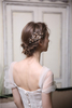 Hair Accessories Flower Hairpin Bridal Wedding Combs Leaf Hair Combs