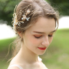 Wholesale Latest High Quality Handmade Crystal Floral Headband Bridal Headpiece For Women 