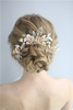 Elegent Flower Bridal Wedding Hair Pins with Rhinestone Crystal