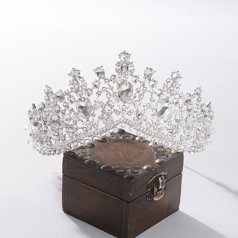 Handmade Rhinestone Wedding Jewelry Accessories Bridal Gift Crown