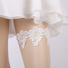 Modern Wedding Accessories Sexy Garter Ring White Lace Pearls Flower Belt Garters