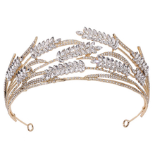Luxury Crystal Zinc Alloy Bridal Hair Jewelry Tiaras Pageant Prom Princess Crowns