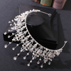 Fashion Queen Party Headwear Bridal Pageant Pearl Crystal Crowns Tiaras
