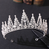 2020 New Design Tower Triangle Rhiestone Pageant Crown Headband Wedding Crystal Hair Jewelry Tiaras