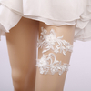 Fashion Style Personalized White Lace Floral Wedding Garter Belt