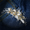 Fashionable Rhinestone Flowers Hair Clip For Wedding Bride